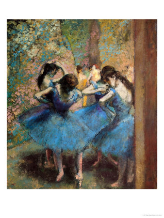 Dancers in Blue Degas